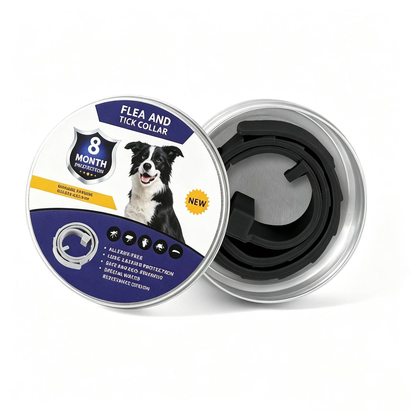 🔥 49% OFF TODAY 🐾Fresh Scent Adjustable Pet Bug Repellent Collar for Dogs & Cats
