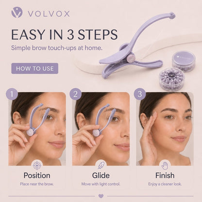 ✨ No-Pain Precise Eyebrow Threading Device – Reusable Facial Hair Remover