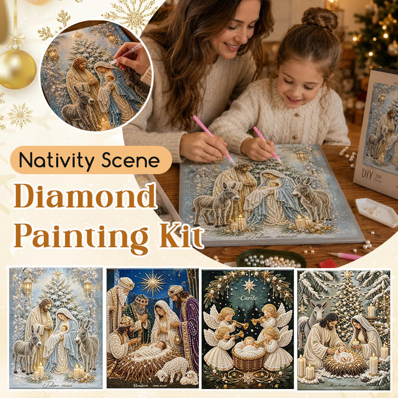 ✝️ Nativity Diamond Painting Kit | Christian Christmas DIY Faith Wall Decor ✨