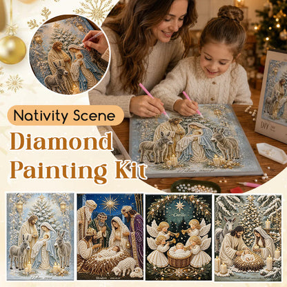 ✝️ Nativity Diamond Painting Kit | Christian Christmas DIY Faith Wall Decor ✨
