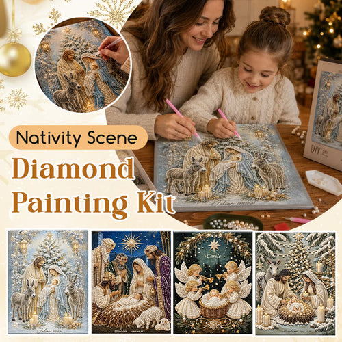 ✝️ Nativity Diamond Painting Kit | Christian Christmas DIY Faith Wall Decor ✨