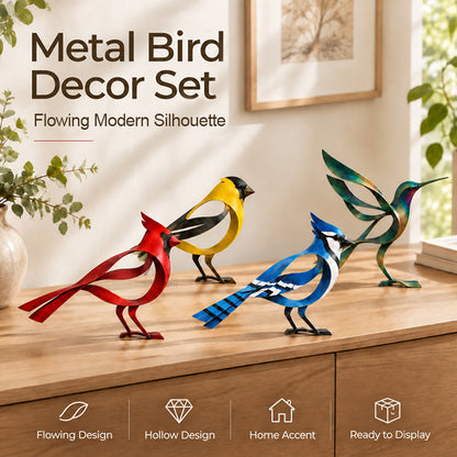 🕊️ Elegant Minimalist Metal Bird Sculpture | A Graceful Moment Inspired by Nature