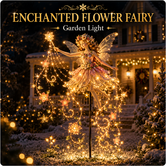 🧚🌸 Fairy in Bloom Solar Garden Light | A Secret Garden Glow After Dark ✨