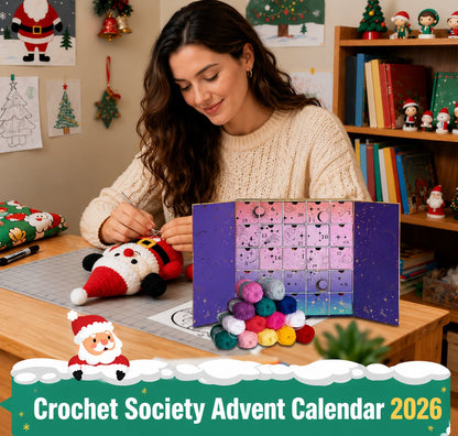 🎁🧵 Crochet Advent Calendar 2026 – 25 Days of Yarn, Crochet Tools, Patterns & Creative Surprises (🔥Same as in the video)