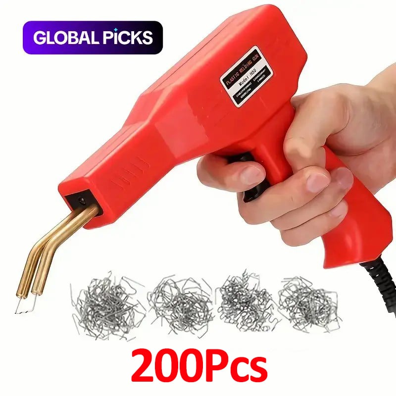 🔧 🚗 Heavy Duty Plastic Welding Repair Kit with 200 Staples
