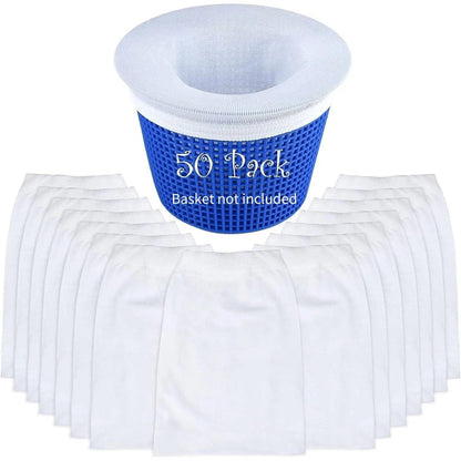🏆 🏊‍♂️Reusable Dual Layer Pool Skimmer Socks for Superior Debris Filtration