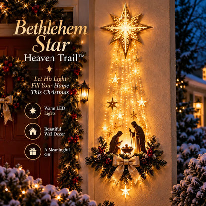 Follow the Star Home✝️ Lighted Nativity Christmas Wall Décor