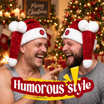🎅 Dancing Santa Hat | Hilarious Animated Christmas Party Headwear 🎄😂