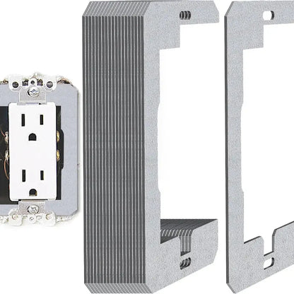 🔌 10-Piece Metal Outlet Leveling Spacers – Recessed Electrical Outlet & Switch Repair🔧