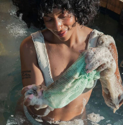 BUY 1 Get 3 Pack 🧼Authentic African Exfoliating Net Bath Sponge🚿