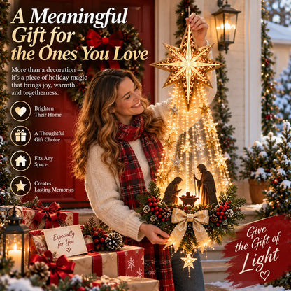 Follow the Star Home✝️ Lighted Nativity Christmas Wall Décor