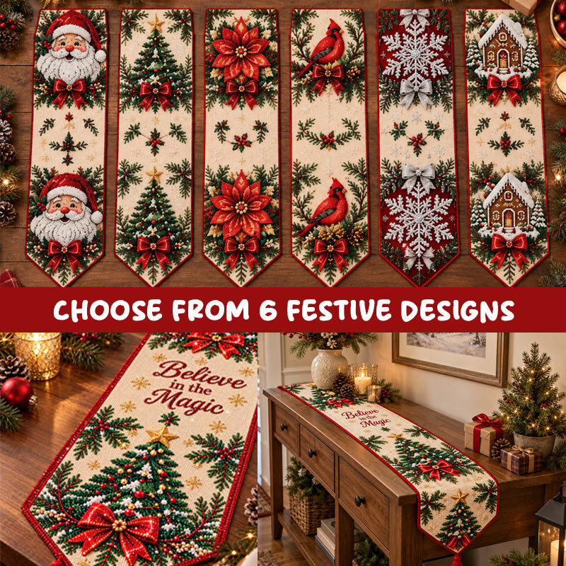 ✨ Christmas Diamond Painting Table Runner Kit | DIY Holiday Decor