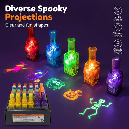 🎃 Tiny Ring, Big Halloween Magic – Fingertip Projection Light
