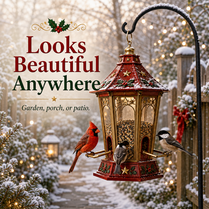 🔥🎄 Christmas Bird Café – 5 Whimsical Feeders for a Festive Winter Garden