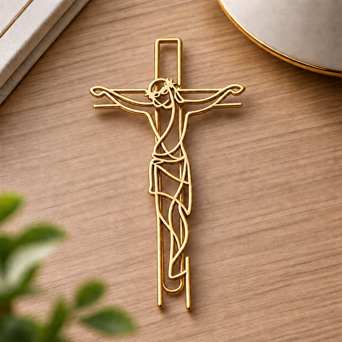 ✝️✨ Faith-Inspired Gold Paper Clips – Meaningful Bible & Journal Markers