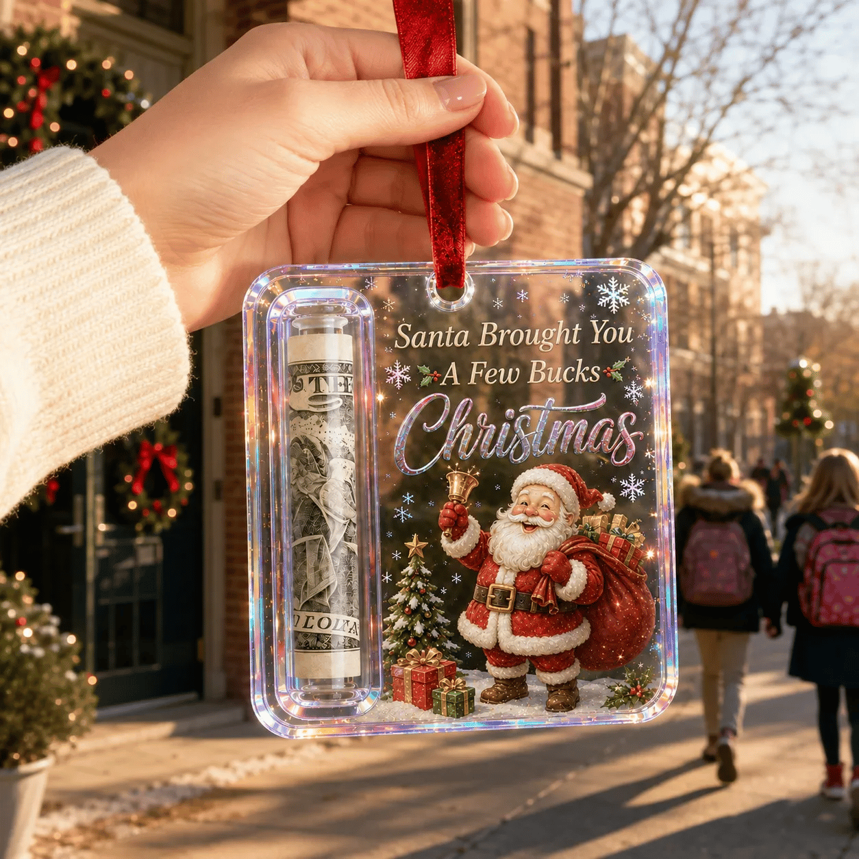 🔥Nur noch 40 Stück!🎉-✨🎄Weihnachtsgeschenk-Halter als Ornament