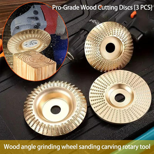 ⚡50K+ SOLD!✨3PCS Wood Carving Disc Set