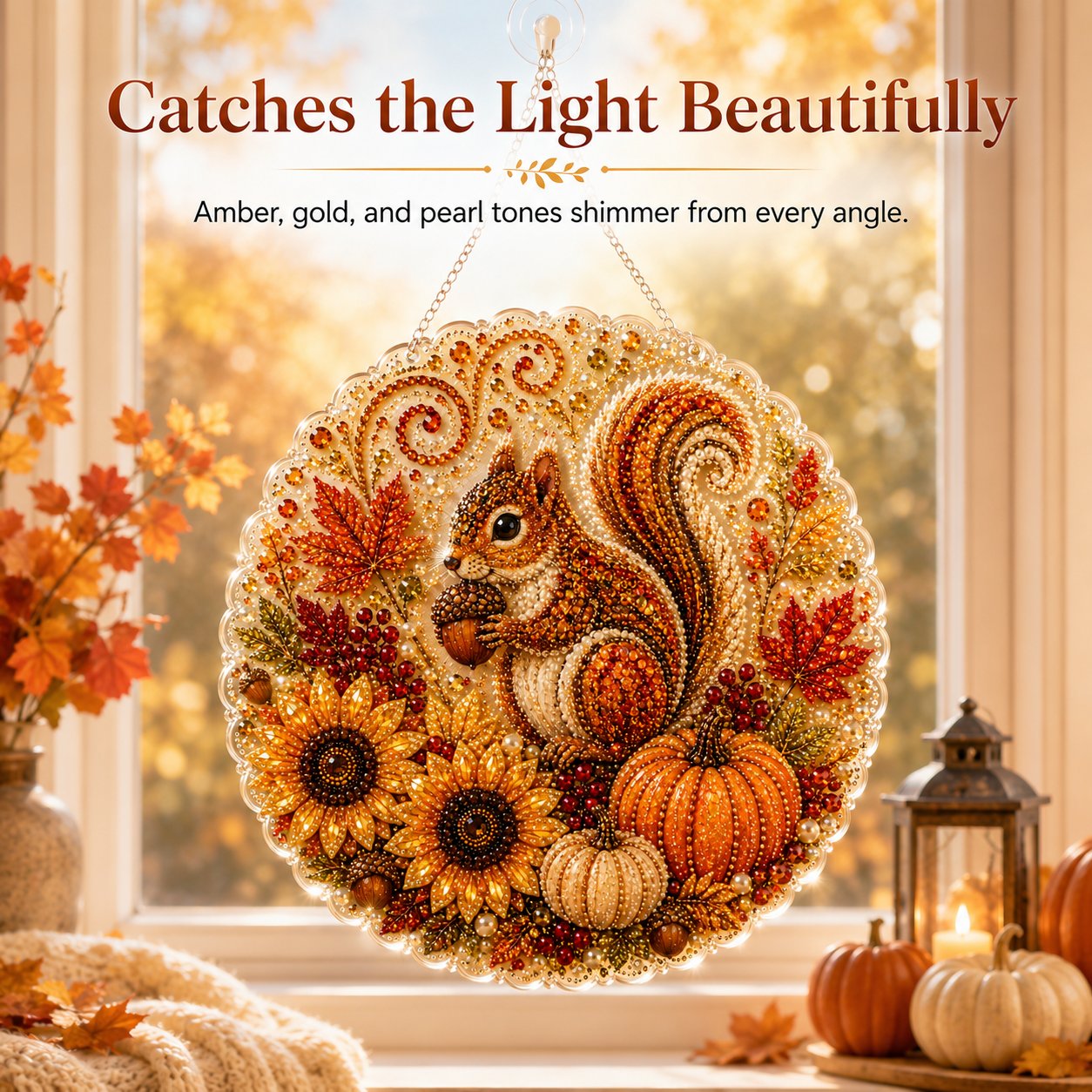 DIY Autumn Diamond Art Hanging Ornament Kit 🍂