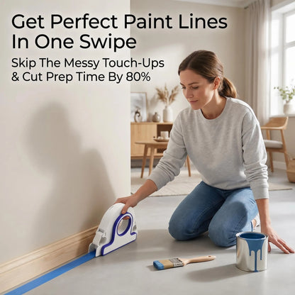 🎨 Painter’s Tape Applicator – Precision Edge Guide & Built-In Cutter