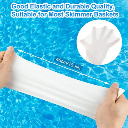 🏆 🏊‍♂️Reusable Dual Layer Pool Skimmer Socks for Superior Debris Filtration