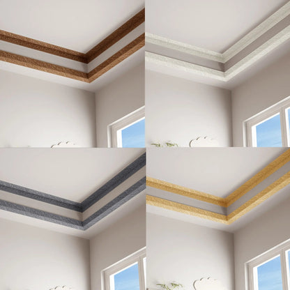 🏡Flexible Peel & Stick Decorative Trim – Wall, Ceiling & Cabinet Molding