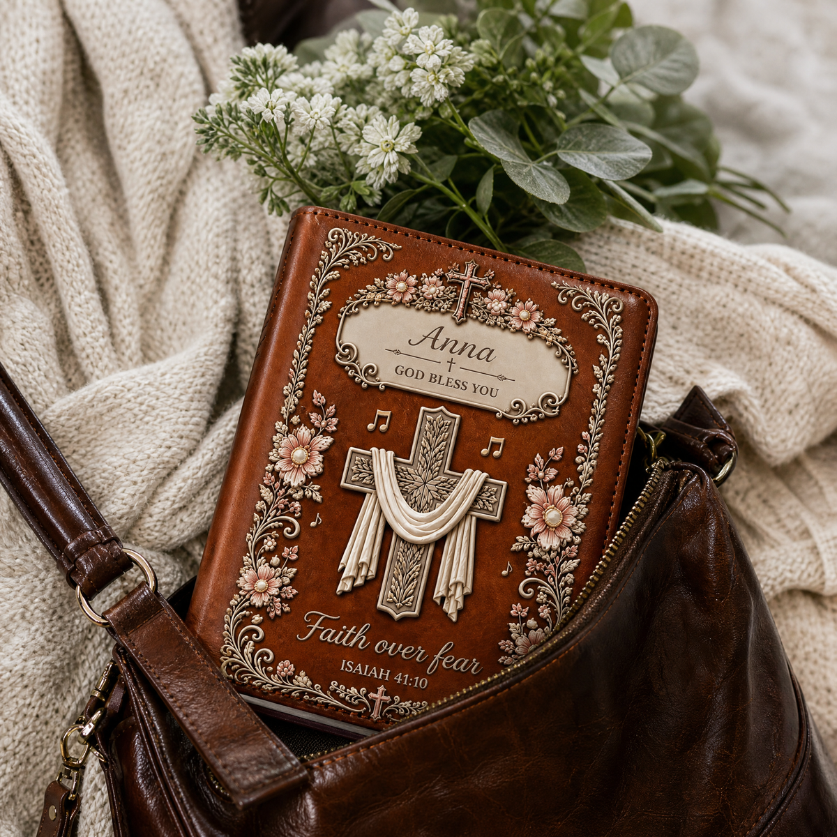 ✝️ Faith Over Fear Personalized Prayer Journal | Your Name, Your Faith, Your Story