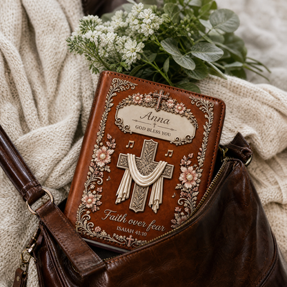 ✝️ Faith Over Fear Personalized Prayer Journal | Your Name, Your Faith, Your Story