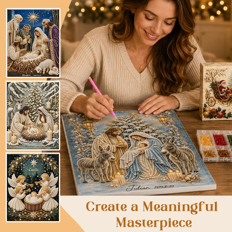 ✝️ Nativity Diamond Painting Kit | Christian Christmas DIY Faith Wall Decor ✨