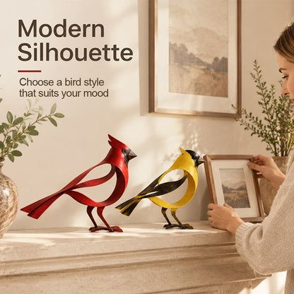 🕊️ Elegant Minimalist Metal Bird Sculpture | A Graceful Moment Inspired by Nature