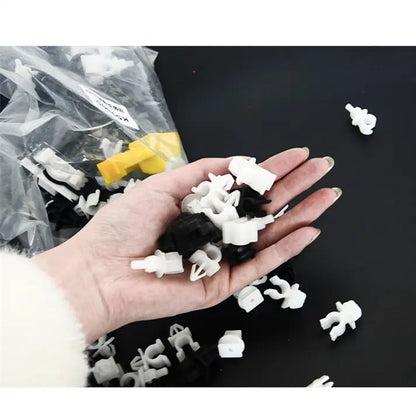 🚗 Universal Hood Support Rod Clips – Heavy Duty Engine Bay Prop Holder Set 🔧
