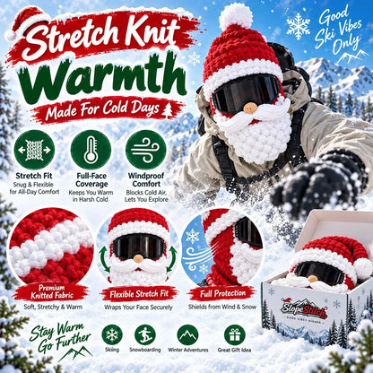 🎅❄️ Christmas Character Ski Mask™ | 3D Knit Full-Face Cover in 3 Festive Styles