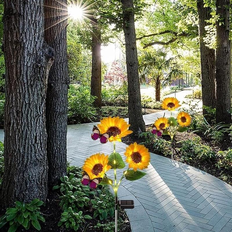 🔥LAST DAY 49% OFF-🌞Solar LED Sunflower Garden Lights-29.6inch/74cm