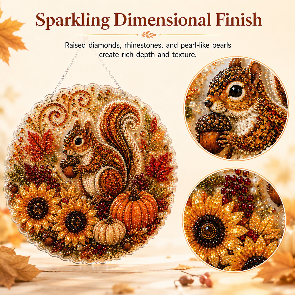DIY Autumn Diamond Art Hanging Ornament Kit 🍂