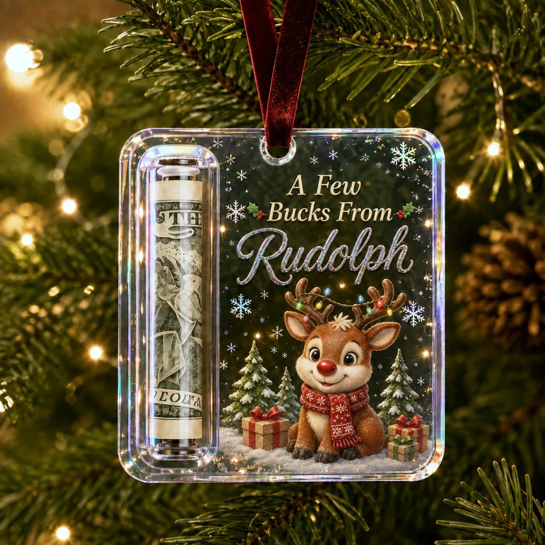 🔥Nur noch 40 Stück!🎉-✨🎄Weihnachtsgeschenk-Halter als Ornament