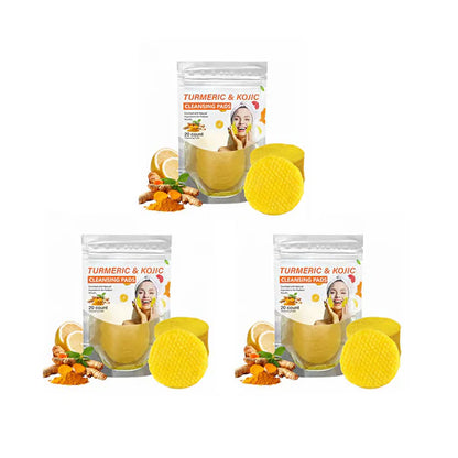 🔥Limited-Time 50% OFF🔥Turmeric & Kojic Cleansing Pads - 20pcs Deep Clean