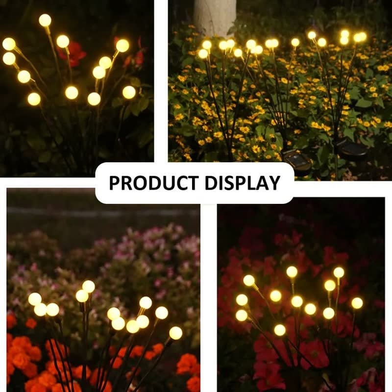 🔥Last Day 49% OFF💡Solar Swaying Firefly Garden Stake Lights Outdoor