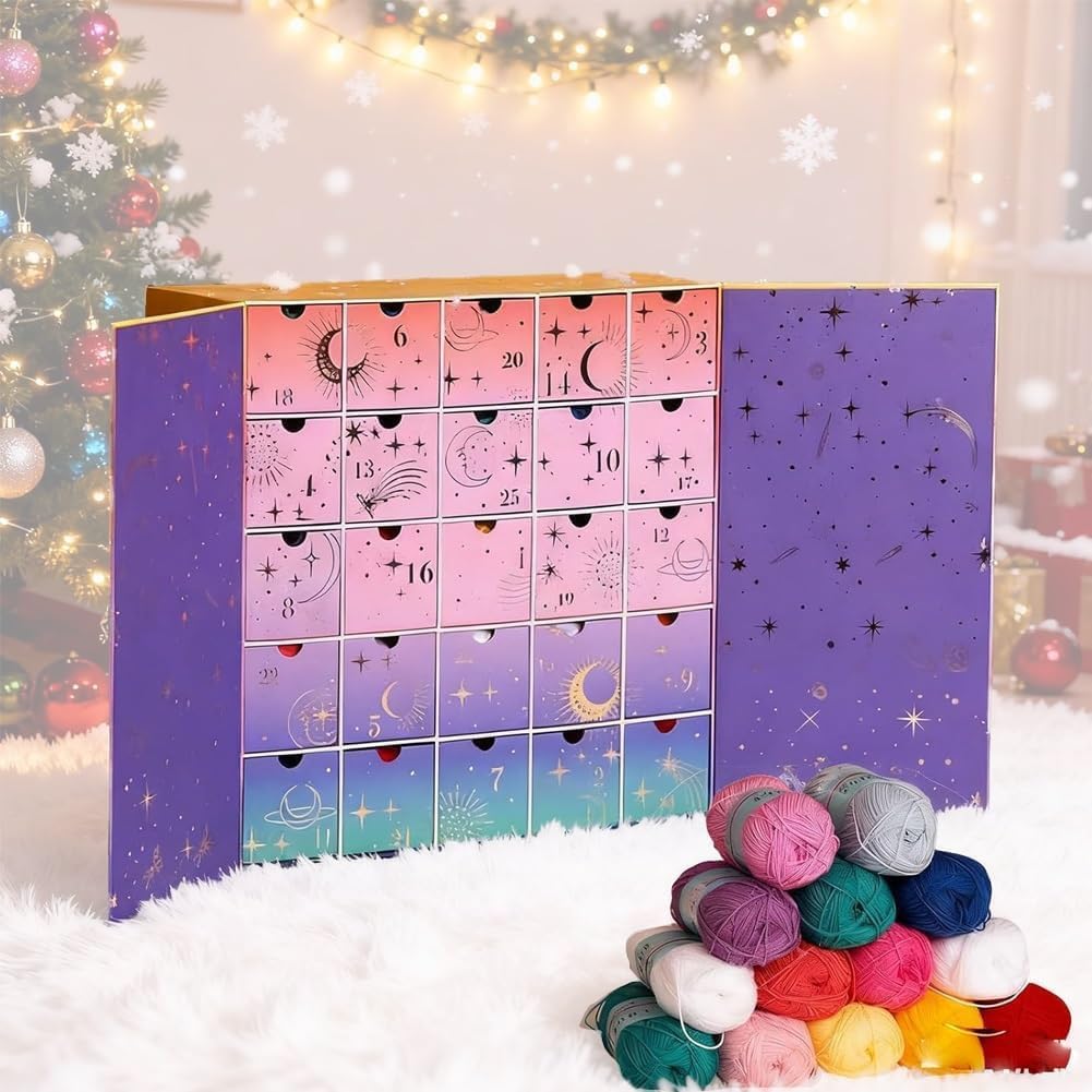 🎁🧵 Crochet Advent Calendar 2026 – 25 Days of Yarn, Crochet Tools, Patterns & Creative Surprises (🔥Same as in the video)