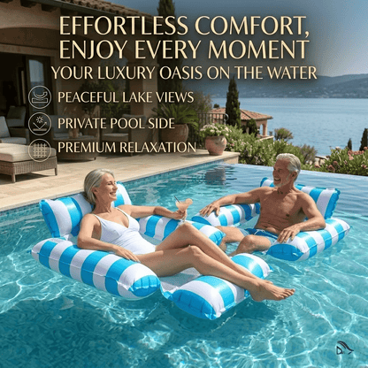Adult inflatable water recliner float board