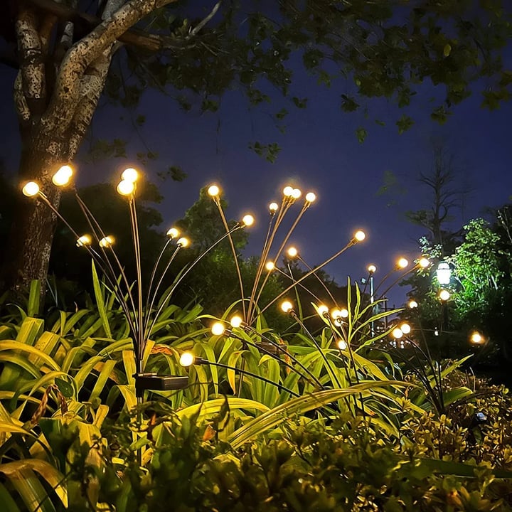🔥Last Day 49% OFF💡Solar Swaying Firefly Garden Stake Lights Outdoor