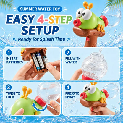 🦖💦 Cute Animal Electric Water Blaster for Kids ☀️💦  Design for Summer Pool & Beach Fun