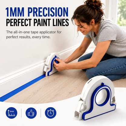 🎨 Painter’s Tape Applicator – Precision Edge Guide & Built-In Cutter
