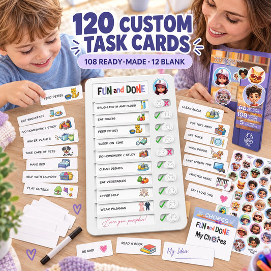 ☀️ Kids’ Morning Routine Chore Chart | Make Every Morning Easier 🧸✨