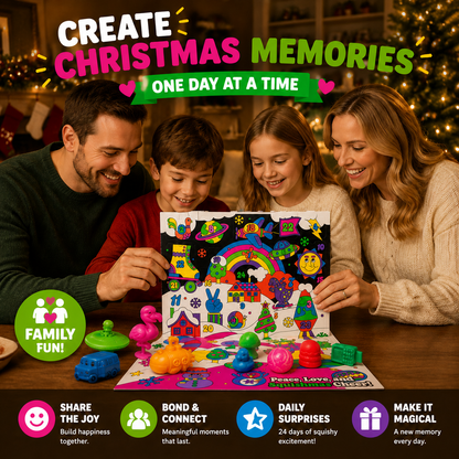 🎄24 Day Squishy Christmas Advent Calendar for Kids Sensory Play 🎁