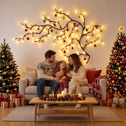 ✨ Warm White LED Tree Branch Light | Cozy Decorative Night Lamp 🌿🏡