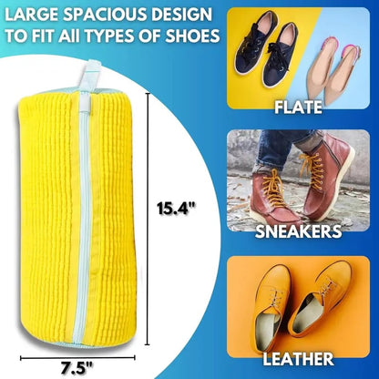 🔥LAST DAY 50% OFF👟20,000+ Fiber Shoe Washing Bag – Deep Clean & Protect Shoes In Every Wash🫧