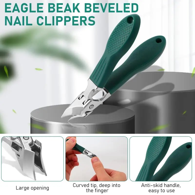 🦅 Eagle Beak Nail Clippers – Arthritis-Friendly for Thick Nails