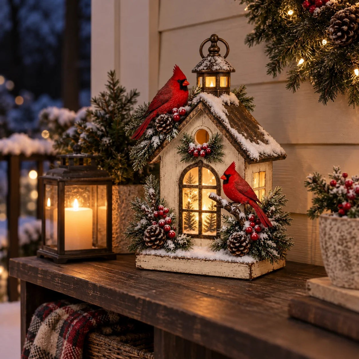 ❤️ Cardinal Cottage in Winter | A Cozy Home for Redbird Lovers