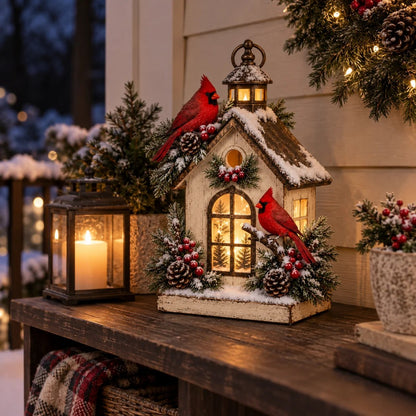 ❤️ Cardinal Cottage in Winter | A Cozy Home for Redbird Lovers