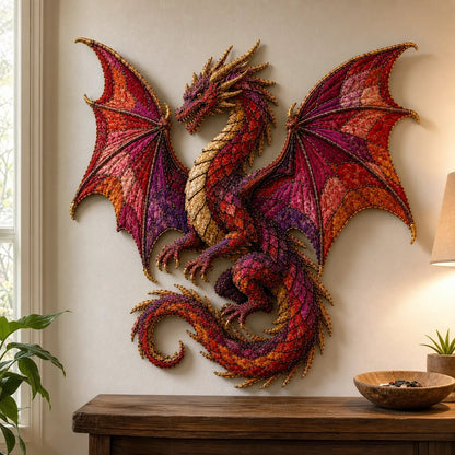 ⏳ Last Day 49% OFF 🌙 Beginner-Friendly DIY Fantasy Creature Patchwork Art Kit