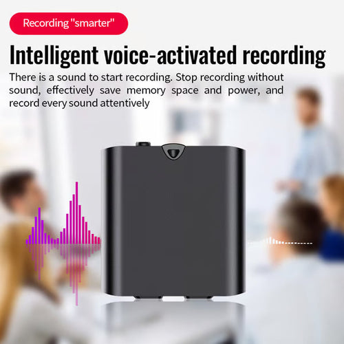 🎙️ AI Magnetic Mini Voice Recorder – Noise Reduction & Voice Activation